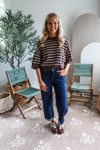 Coffee Date Stripes • Cocoa Bean