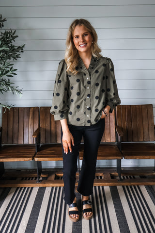 Playful Sophistication • Olive Dot