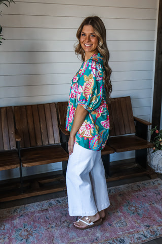 Bold In Bloom • Green Multi