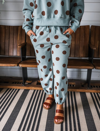 On The Spot Pant Set • Sage