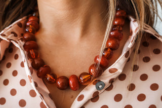 Amber Glow Statement Necklace