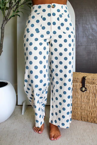 Perfect Spot Woven Pants • Blue Dot