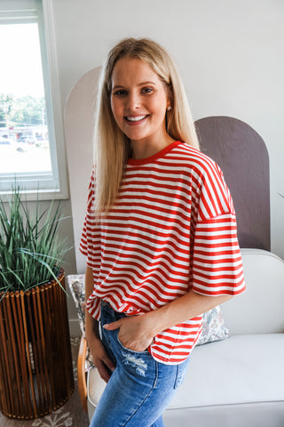 Cool & Collected • Tomato Stripes