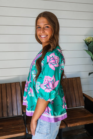 Paradise Found • Green Floral