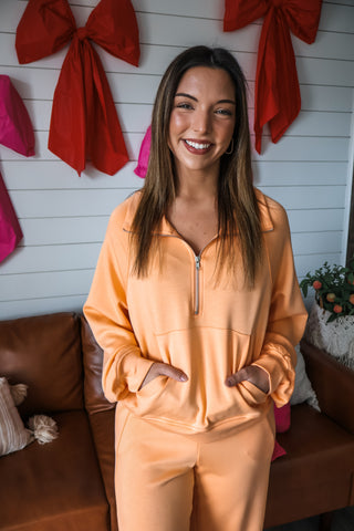 Make Your Move Half Zip • Orange Sherbet - FINAL SALE