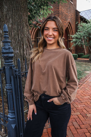 Toasty Tones Crewneck • Brown