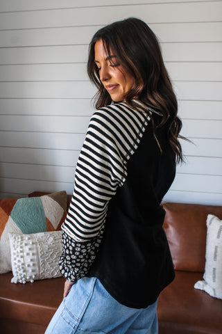 Fall Sweet Fall • Black Stripe - FINAL SALE