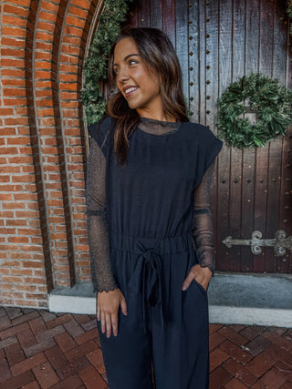 Modern Elegance Jumpsuit • Black
