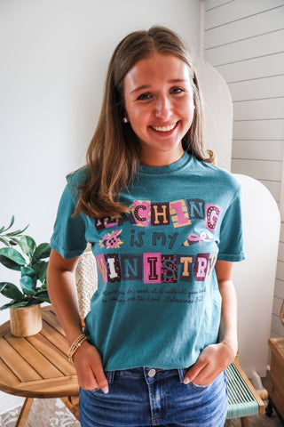 Teaching Is My Ministry Graphic Tee • Spruce