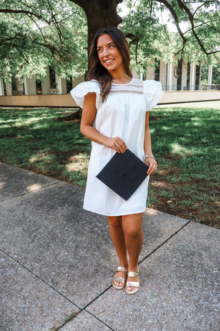 Make it Memorable • white eyelet dress