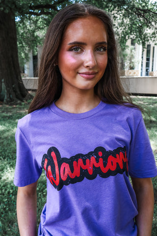 Team Warriors Graphic Tee • Heather Purple