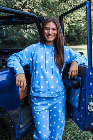 Playful Spot Pullover • Blue