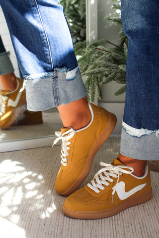 Everyday Kicks Modern Sneaker • Mustard