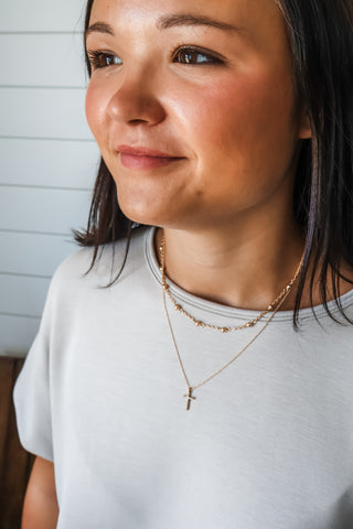 Gratitude & Grace Layered Necklace • Gold
