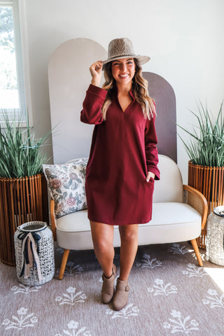 Fall Frenzy 23 • Ponte Knit Pocket Dress - FINAL SALE