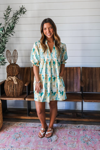 Daffodil Darling Pocket Dress • Yellow