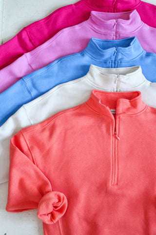 Refresh & Reset Half Zip • Orange Crush - PLUS