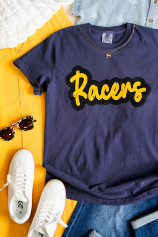 Team Racers Graphic Tee • Navy