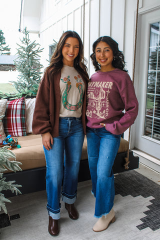 Waymaker Graphic Sweatshirt • Heather Wine