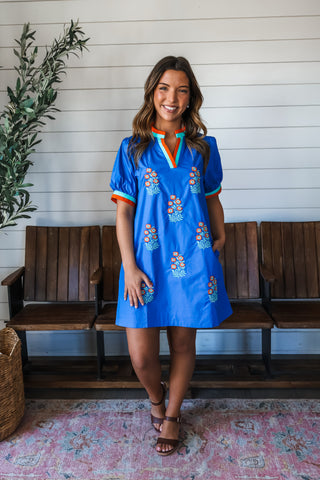 Pretty On Pretty • Blue Floral - FINAL SALE