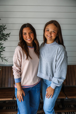 Go Getter Pullover • Heather Grey