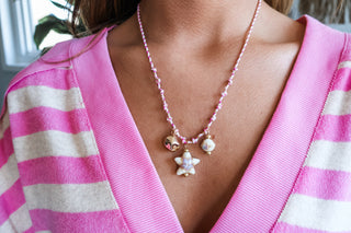 Island Breeze Braided Necklace • Orchid