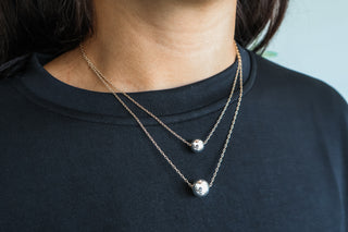 Double Up Layered Necklace • Metal Mix