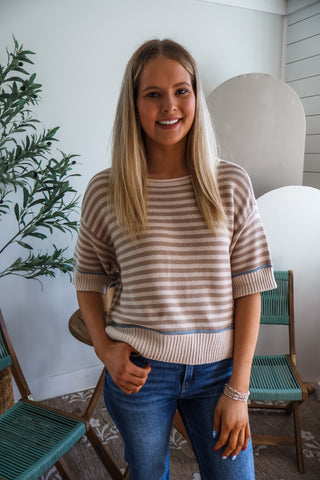 Sand Dune Stripes • Tan
