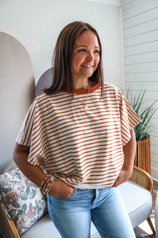 Fall Into Stripes • Pumpkin