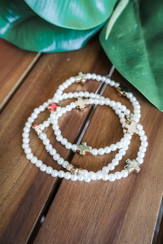 Endless Blessings Bracelet • Pearl