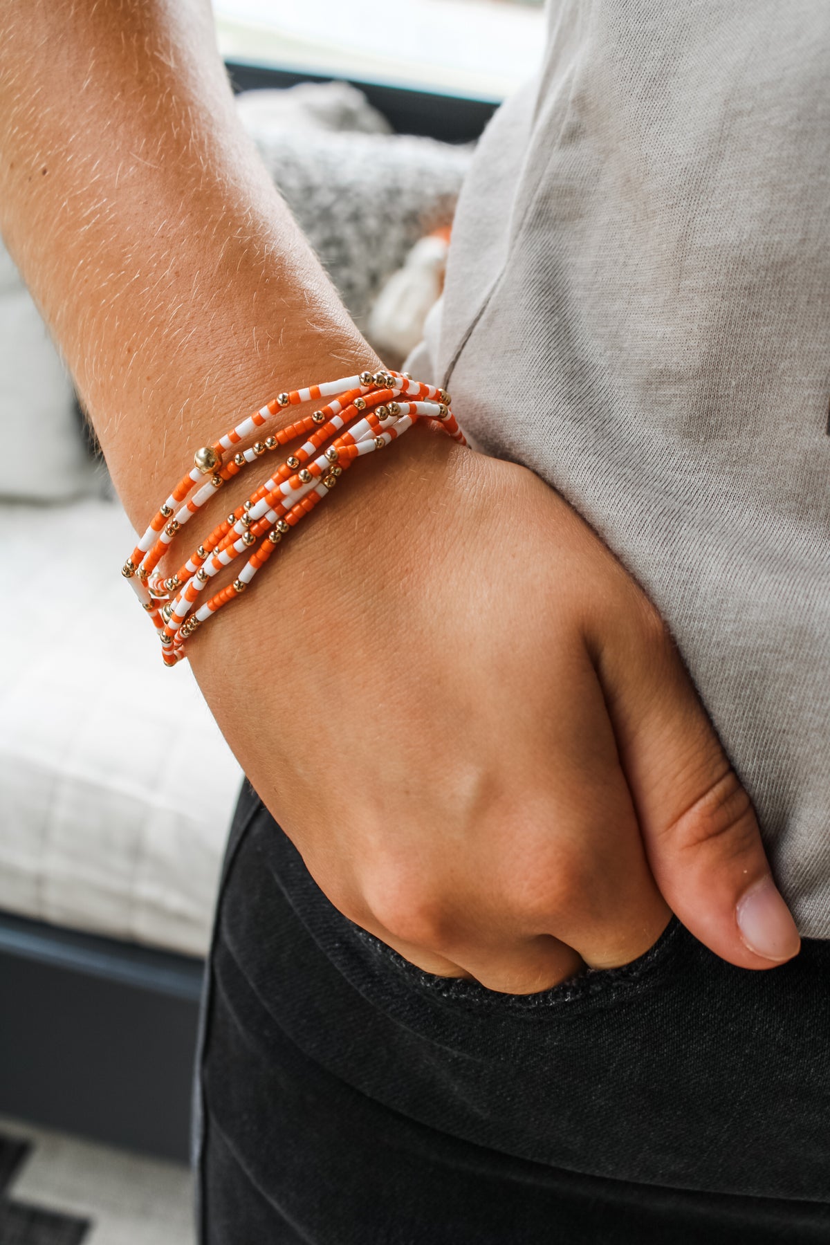 Here For The Candy Bracelet • Orange