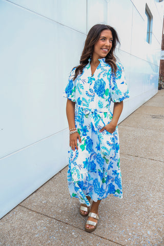 Grow With Grace • Blue Floral