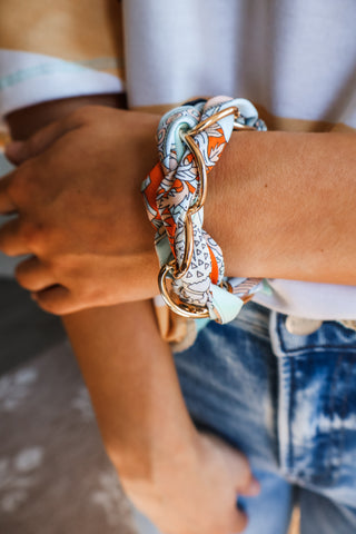 Beachside Brunch Scarf Bracelet