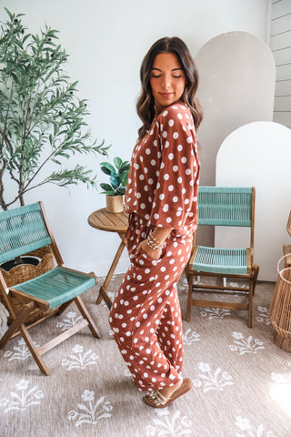 Find The Fun Pant Set • Rust Dot