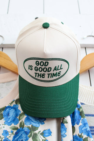 God Is Good All The Time Trucker Hat