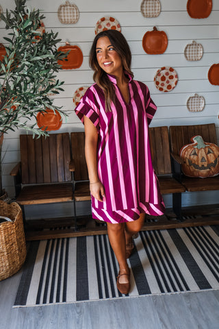 Seasonal Shift • Pink Stripes