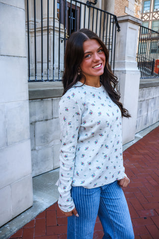 Darling Dreams Waffle Knit • Heather Grey