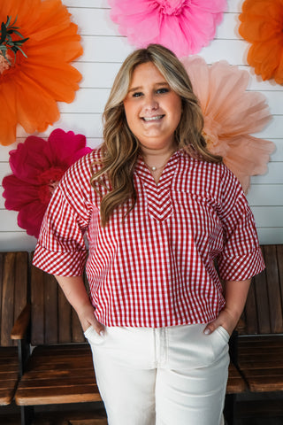 Picnic Perfect • Red Gingham - PLUS