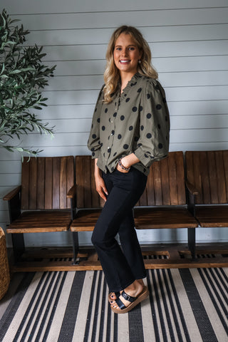 Playful Sophistication • Olive Dot
