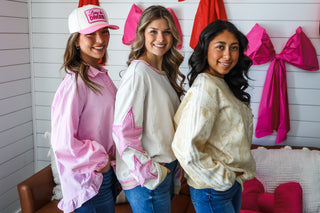 Feminine & Frilly • Pink Pinstripe