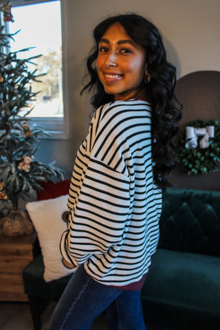 North Pole Stripes • Wine Multi