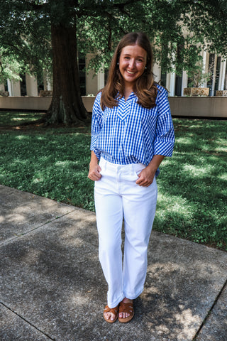 Picnic Perfect • Blue Gingham