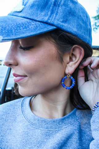 Sleigh Bells Ring Earrings • Blue