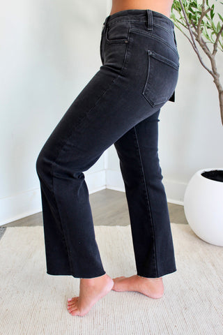 Morgan High Rise Straight | Tummy Control • Black