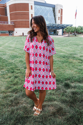 Pretty Pop Of Print • Rose