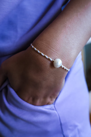 Coastal Cove Braided Bracelet • Sand