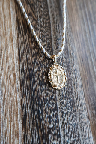 Inner Beauty Braided Necklace • Sand