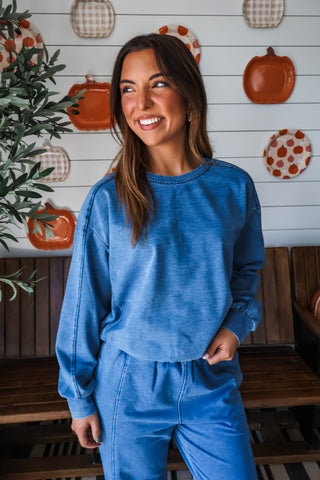 Better Together Mineral Pullover • Denim