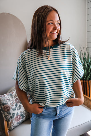 Fall Into Stripes • Teal