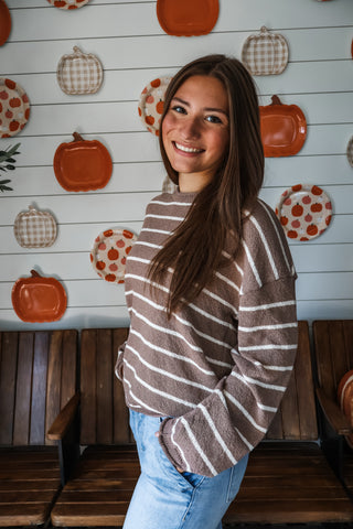 Cider Season Stripes • Mocha